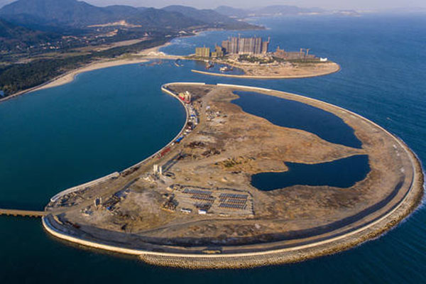 遠(yuǎn)洋牌泥沙泵用于填海造地